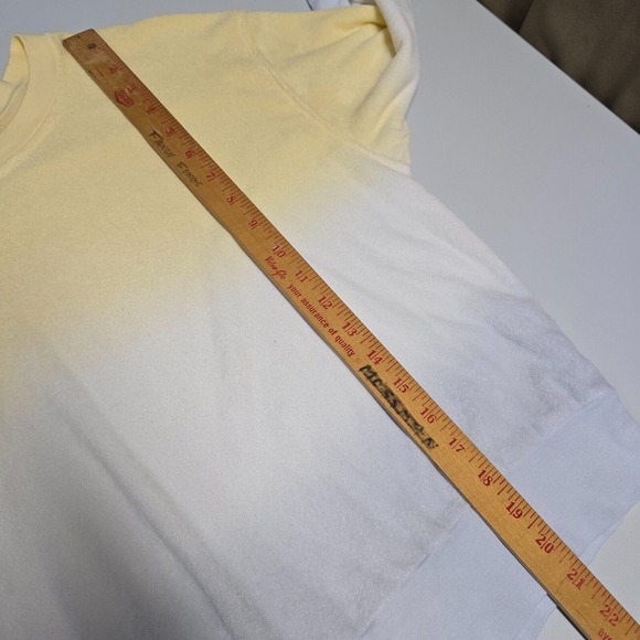 Rails Sweatshirt Womens Medium Terry Cloth Ramona Sky Blue Dip Dye Long Sleeve - Picture 11 of 12